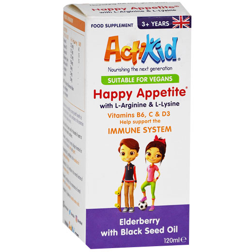 Actikid Happy Appetite(+3 Year) Syrup 120ml