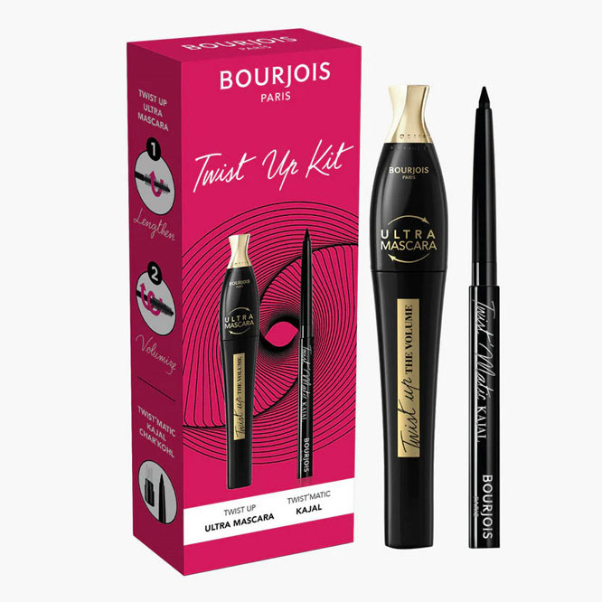Bourjois Twist Up (Ultra Mascara/001 + Kajal /01) (Offer Pack)