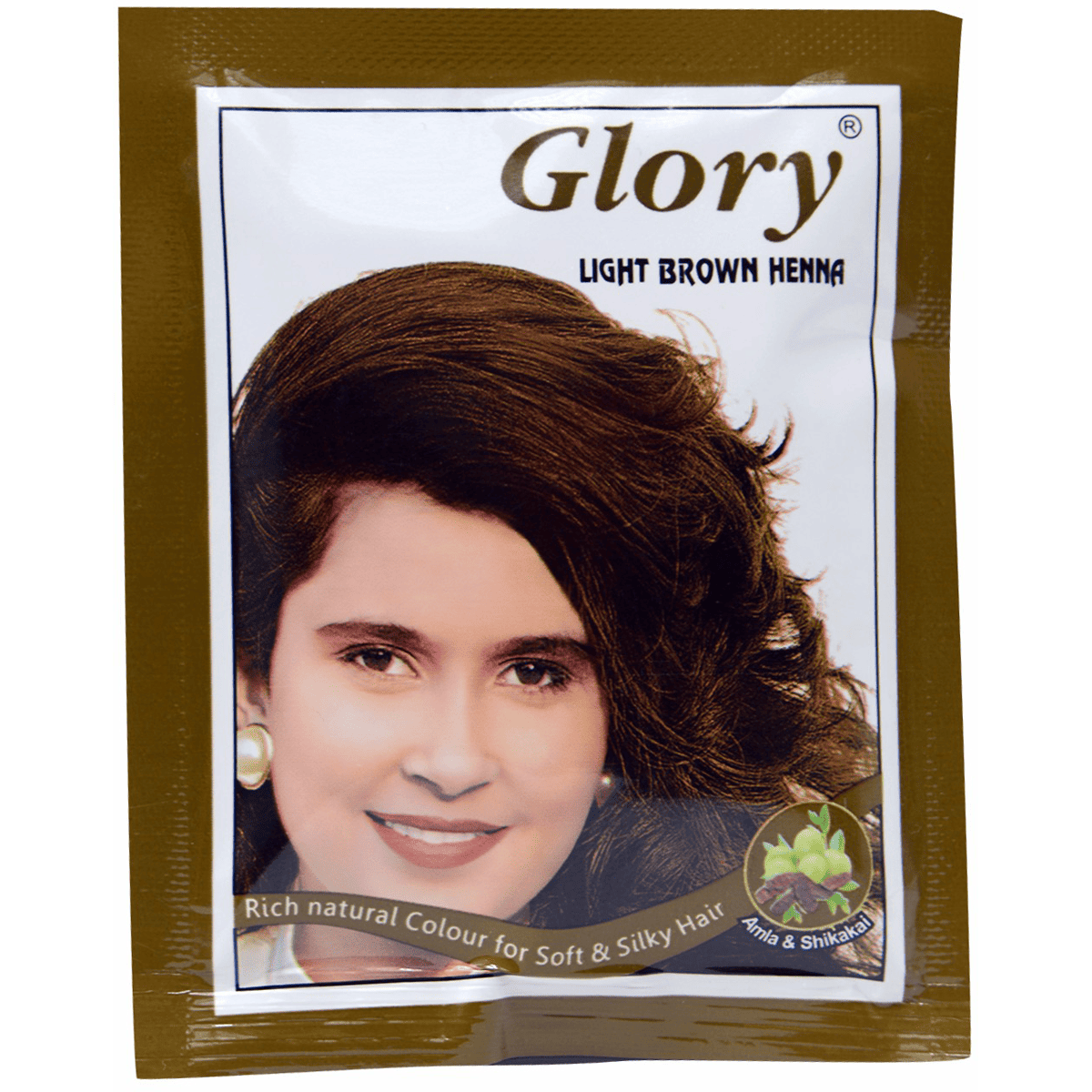 Glory Henna Light Brown for Women 1 Sachets