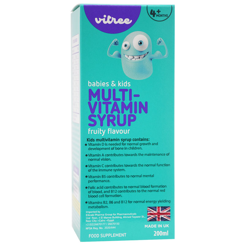 Vitree Multi-Vitamin (+4 Years) Syrup 200ml