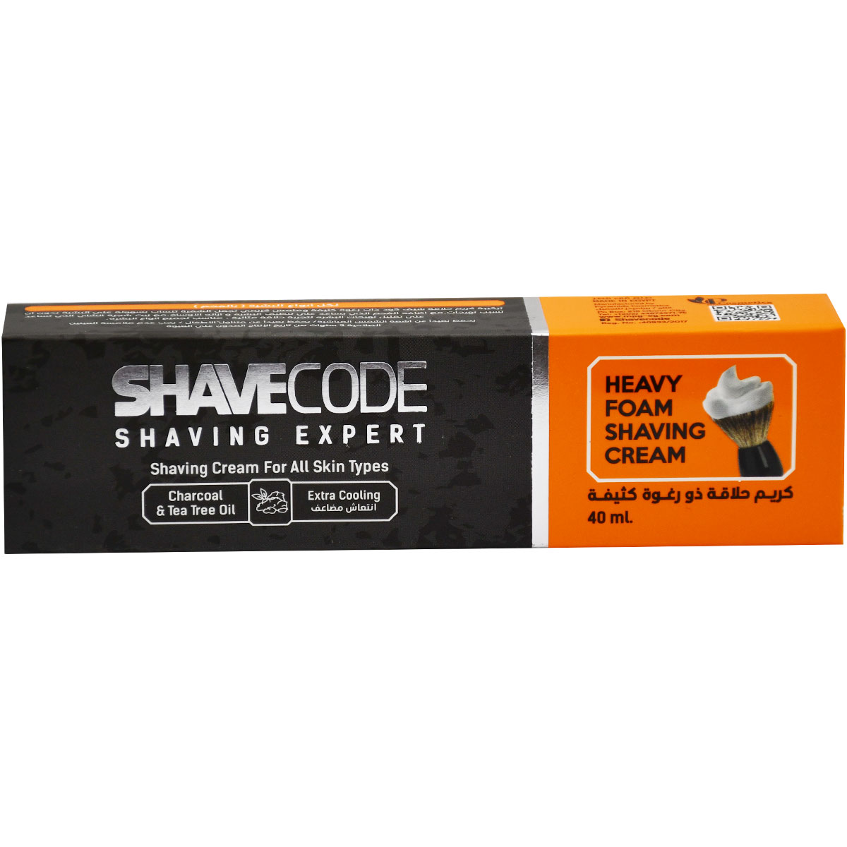 Shavecode Extra Cooling Shaving Cream for All Skin Types 40ml