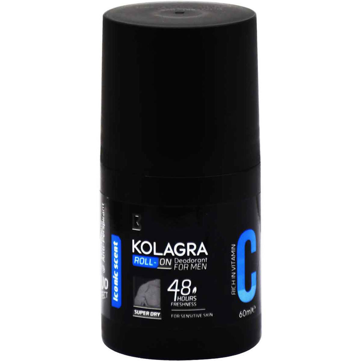 Kolagra Iconic Scent Deodorant Roll On for Men 60 ml