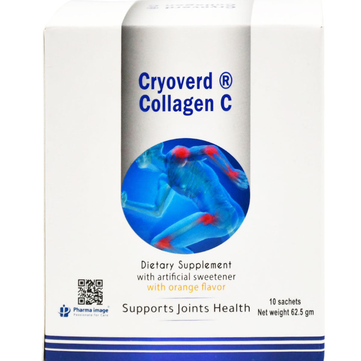 Cryoverd Collagen C Orange Flavor 10 Sachets