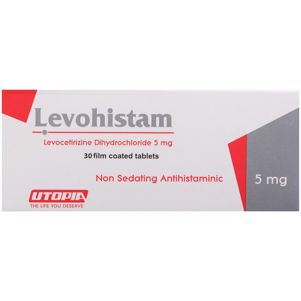 Levohistam 5mg 30 Film Coated Tablets