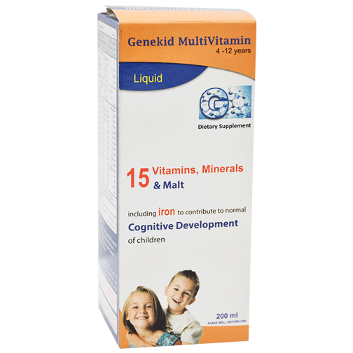 Genekid Multivitamin (4-12 years) Syrup 200ml