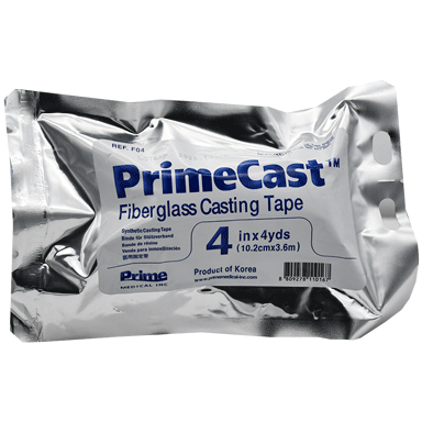 Prime Cast Fiber Glass Casting Tape 4 Inch