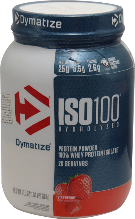 Dymatize ISO 100 Strawberry 610 gm