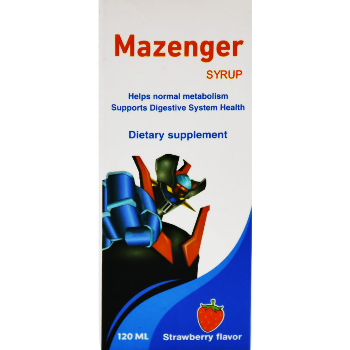 Mazenger Strawberry Flavor Syrup 120ml