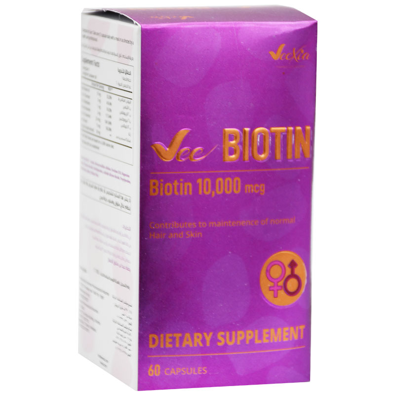 Vee Biotin 10000&micro; 60 Capsule