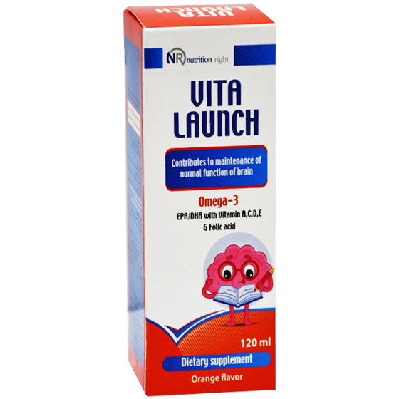 Vita Launch Orange Flavor Syrup 120ml