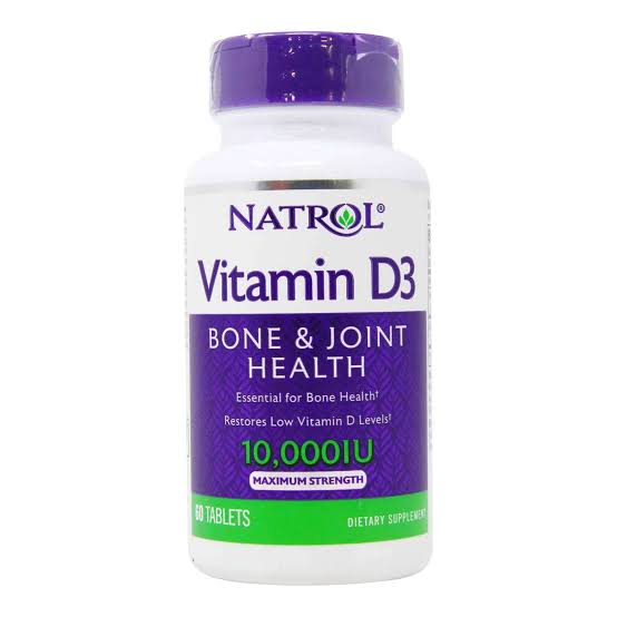 Natrol Vitamin D3 10000IU 60 Tablets