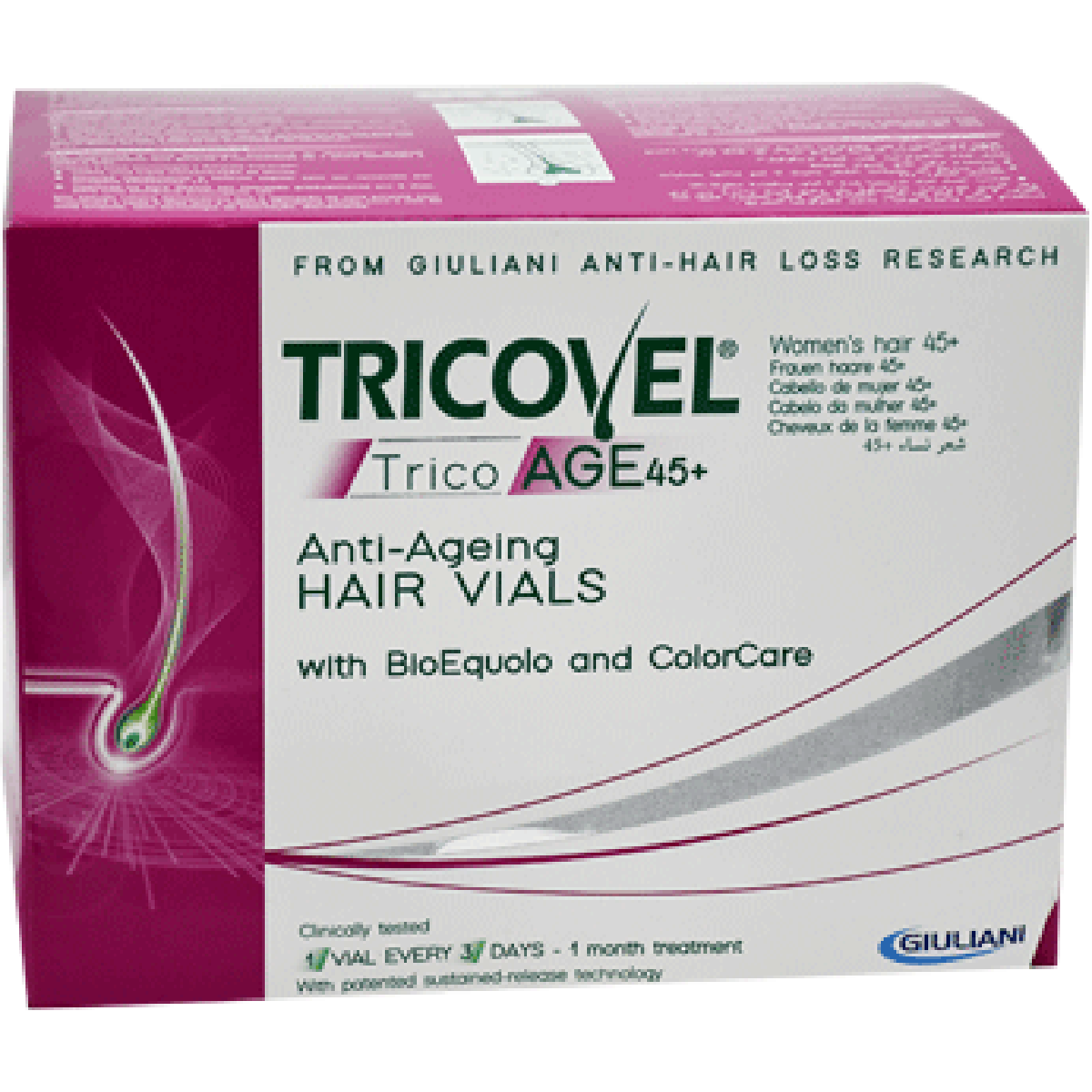 Tricovel Trico Age 45+ Anti Aging Hair Vial 10x3.5ml
