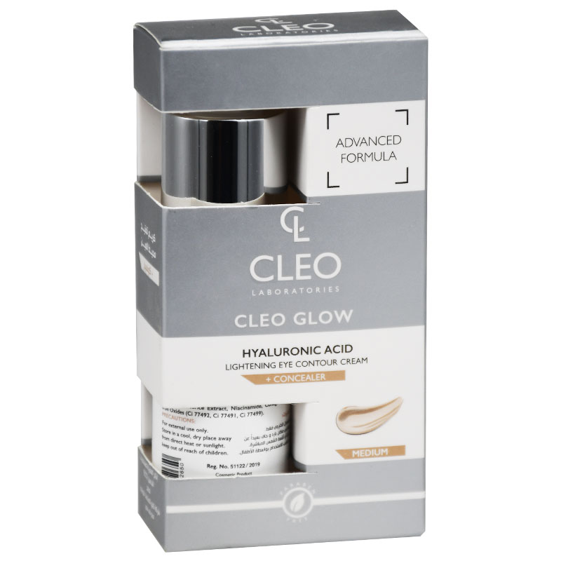Cleo Glow Lightening Eye Contour Cream Medium 15ml
