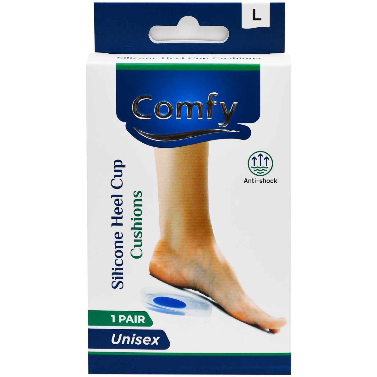 Comfy Silicone Heel Cup Cushions Large