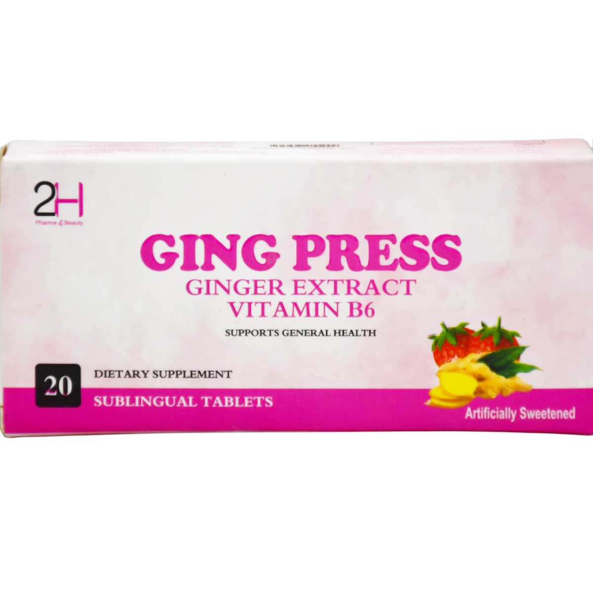 Ging Press 20 Sublingual Tablets