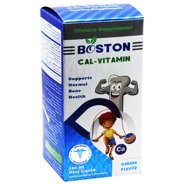 Boston Cal Vitamin Banana Flavor 100ml Liquid