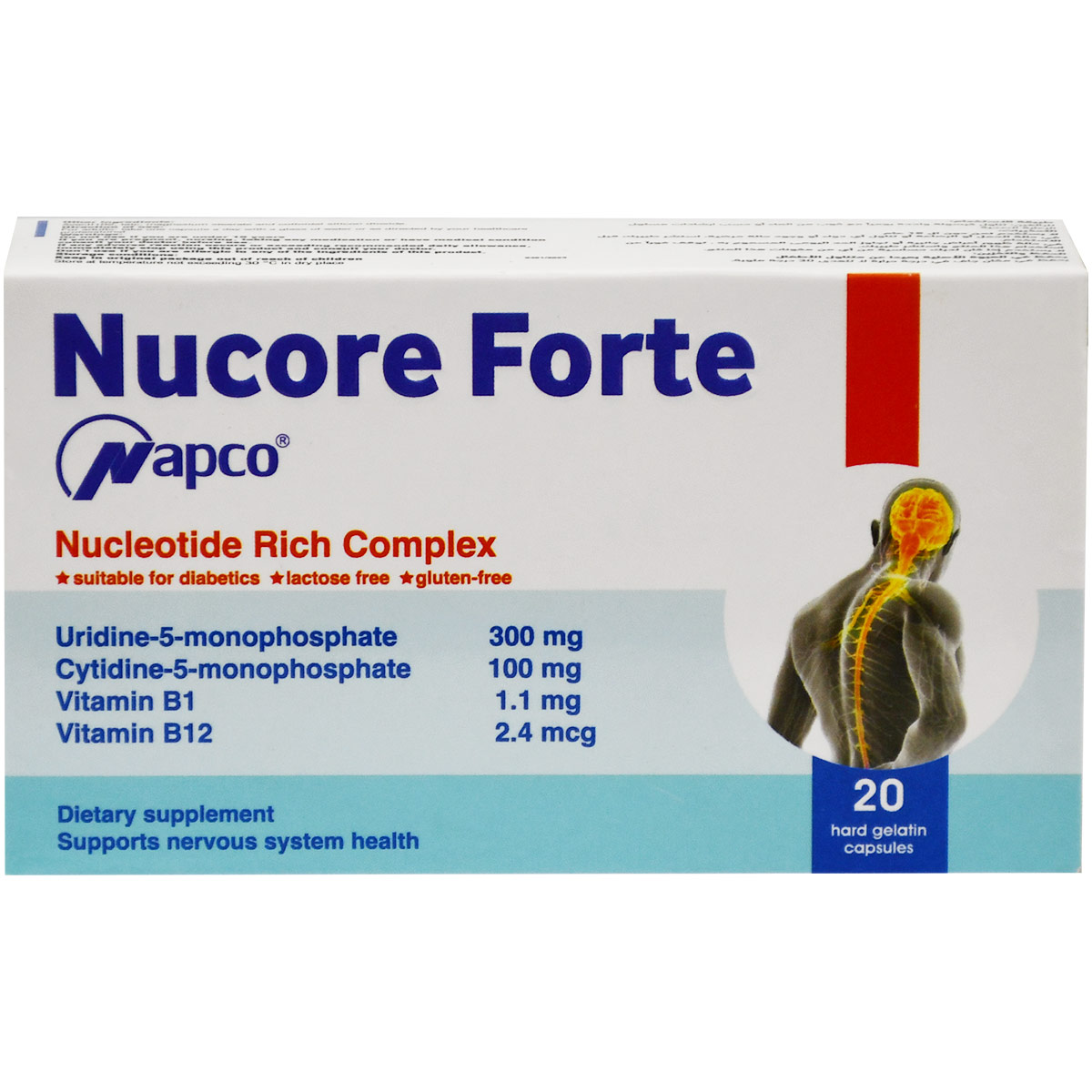 Nucore Forte Napco 20 Hard Gelatin Capsules