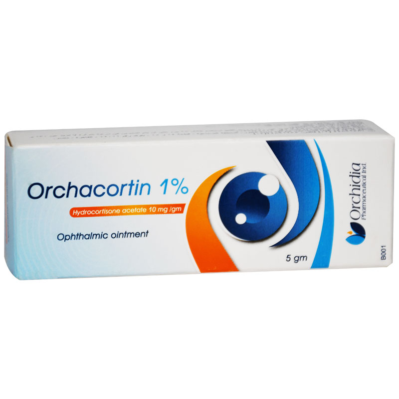 Orchacortin 1% 10mg/gm Eye Ointment 5gm
