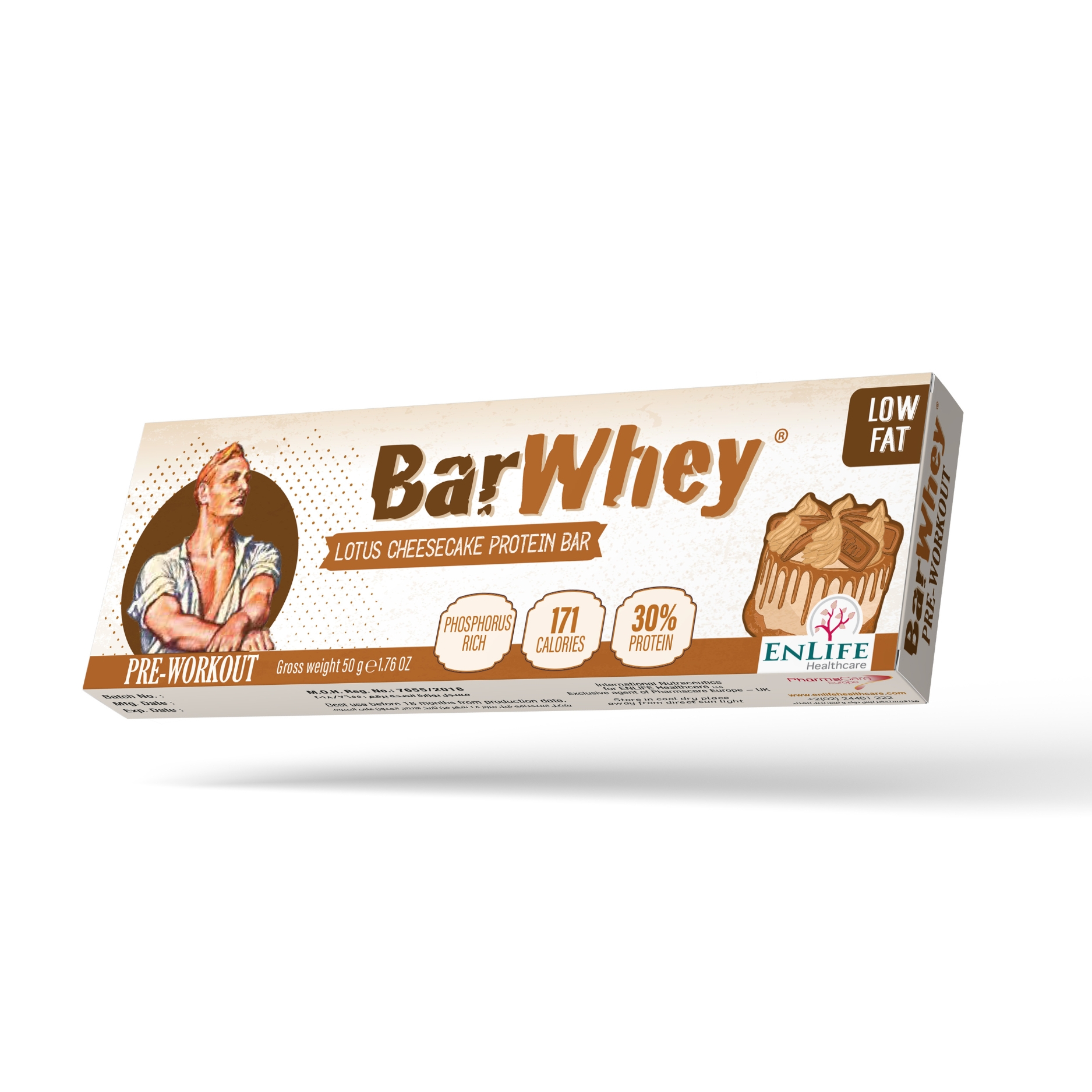 Bar Whey Lotus Cheese cake Protein Bar 50gm