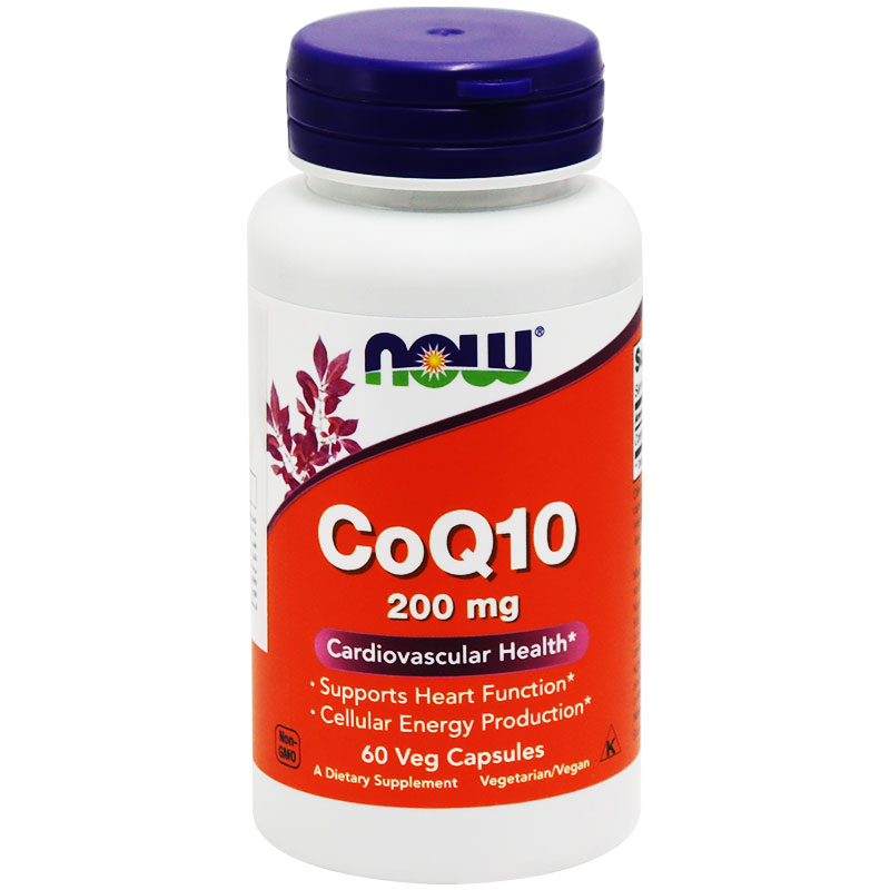 Now Coenzyme Q10 200mg 60 Capsules