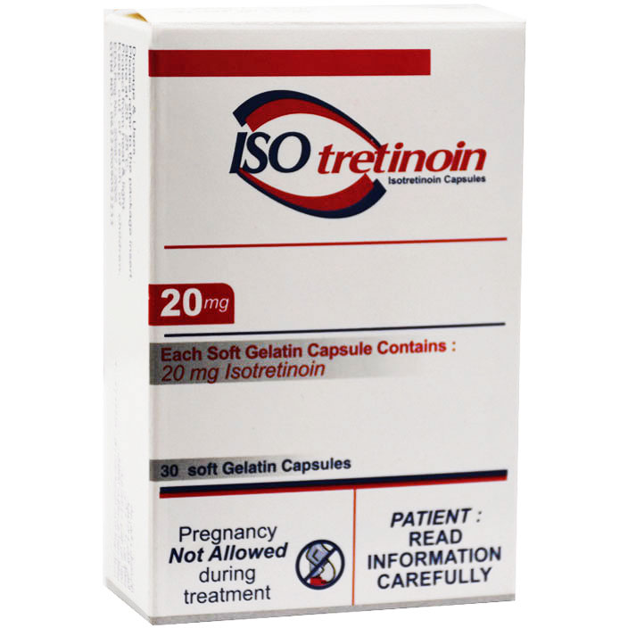 Isotretinoin 20mg 30 capsules