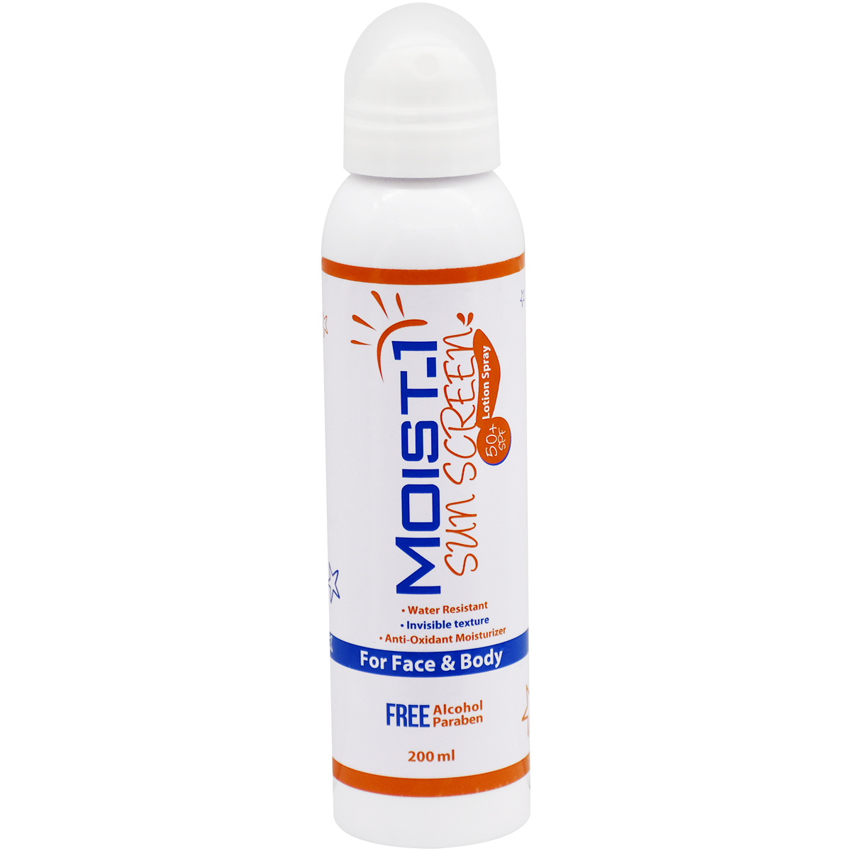Moist-1 Sunscreen SPF(50+) Lotion Spray 200 ml