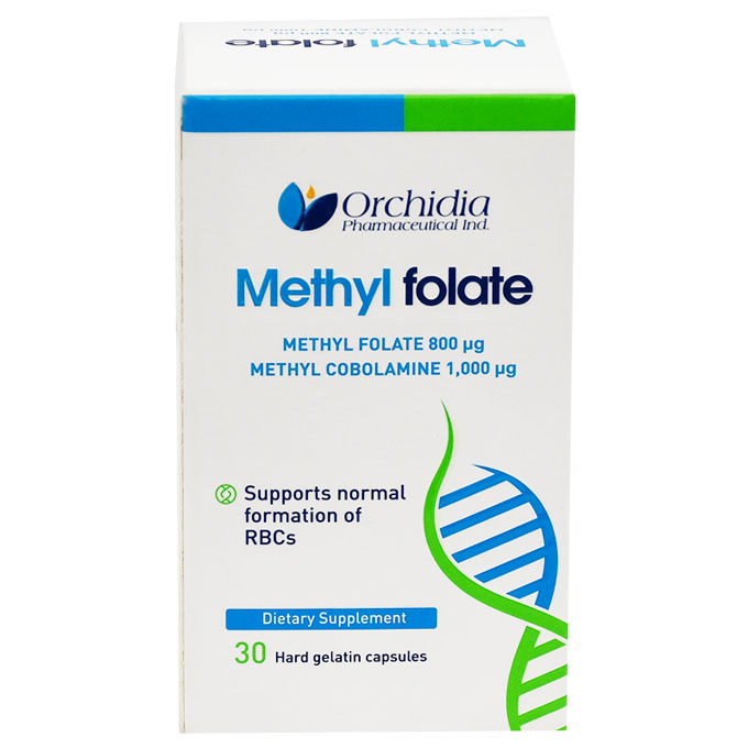 Methyl Folate Orchidia (800&micro;+1000&micro;) 30 Capsule