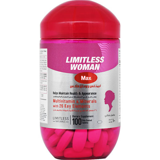 Limitless Woman Max 100 Film Coated Tablets