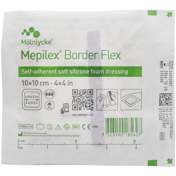 Molnlycke Mepilex Border Flex 10 x 10cm