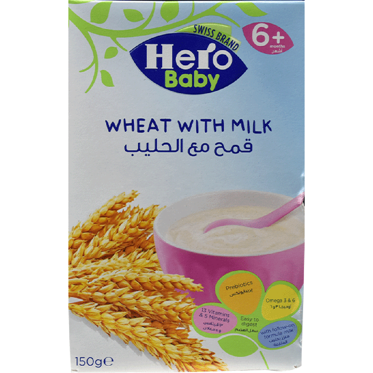 Hero Baby Wheat Cereal with Milk 150gm