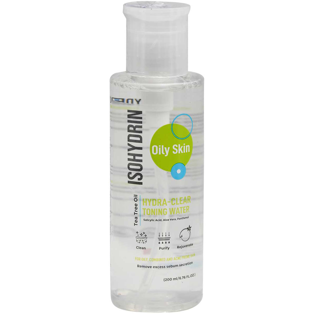 Isohydrin Hydra Clear Toner Water For Oily Skin 200 ml