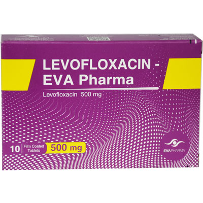 Levofloxacin Eva Pharma 500mg 10 Tablets