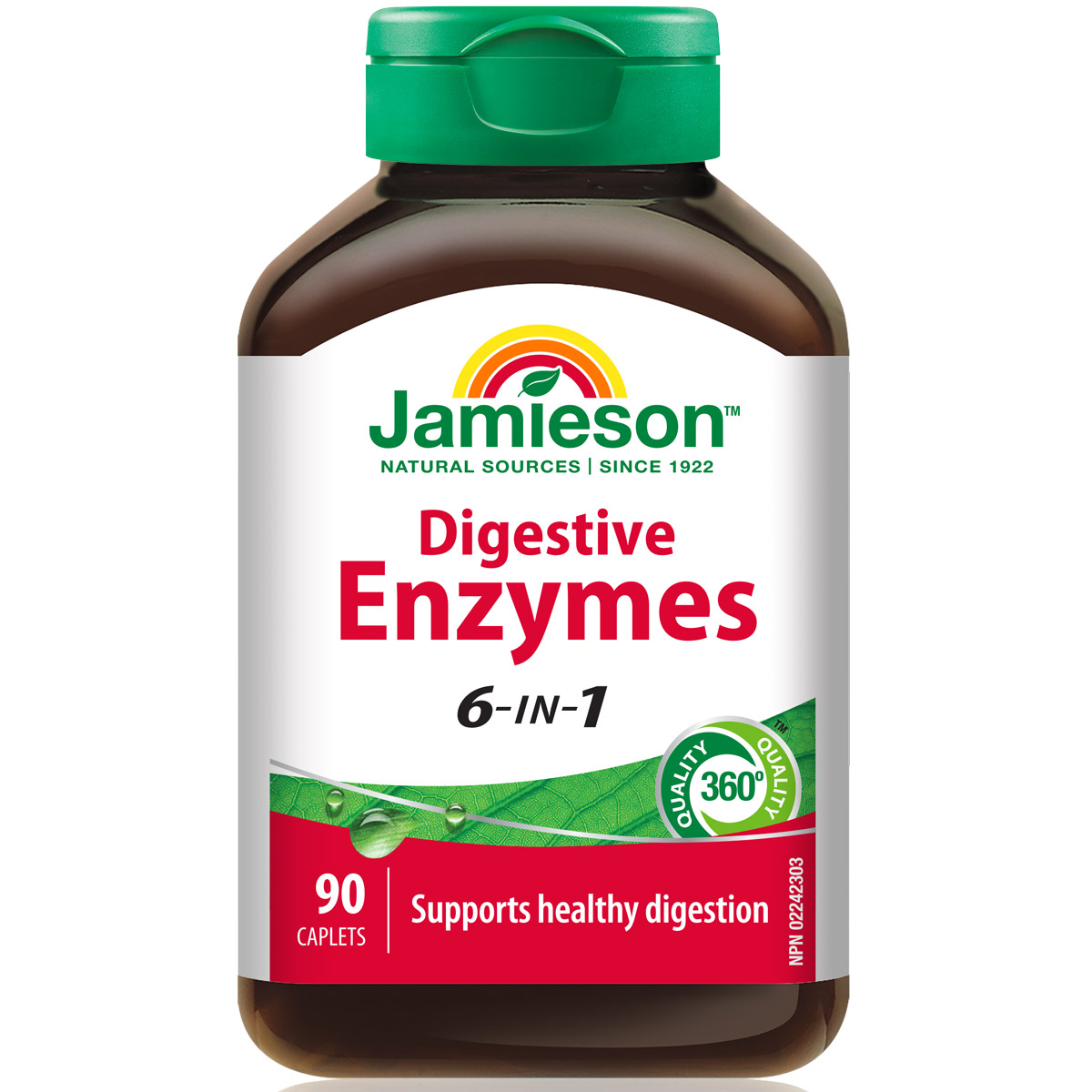 Jamieson Digestive Enzymes 6 in 1 90 Capsules