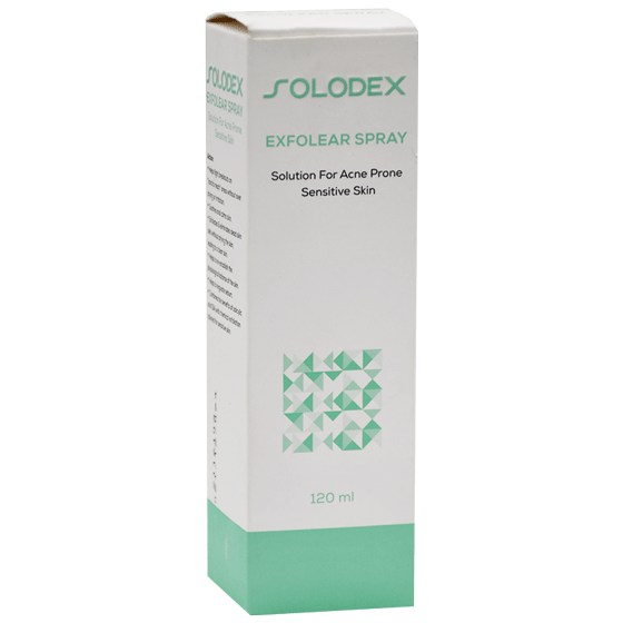 Solodex Exfolear Spray Acne Prone Sensitive Skin 120ml