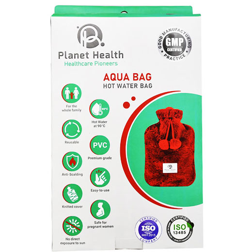 Planet Health Hot Water Bag + Cover (2 Liter)
