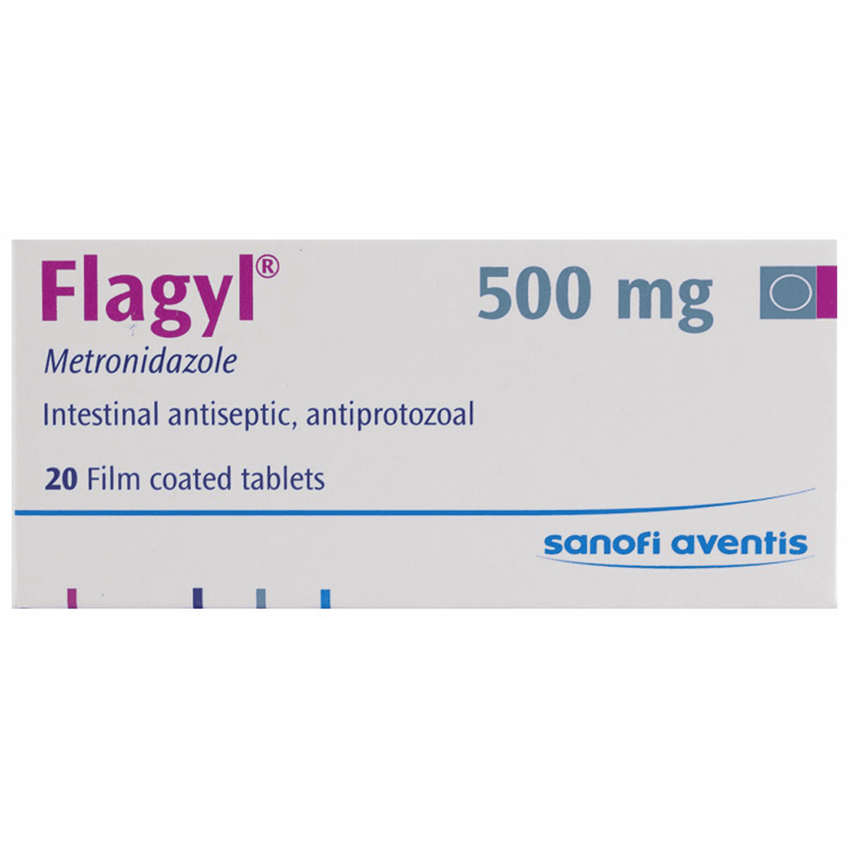 Flagyl 500mg 20 Tablets