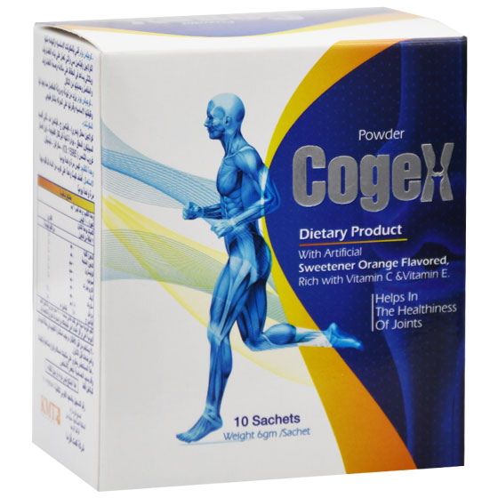 Cogex With Vitamin C & E 6gm/Sachet Orange Flavour 10 Sachets