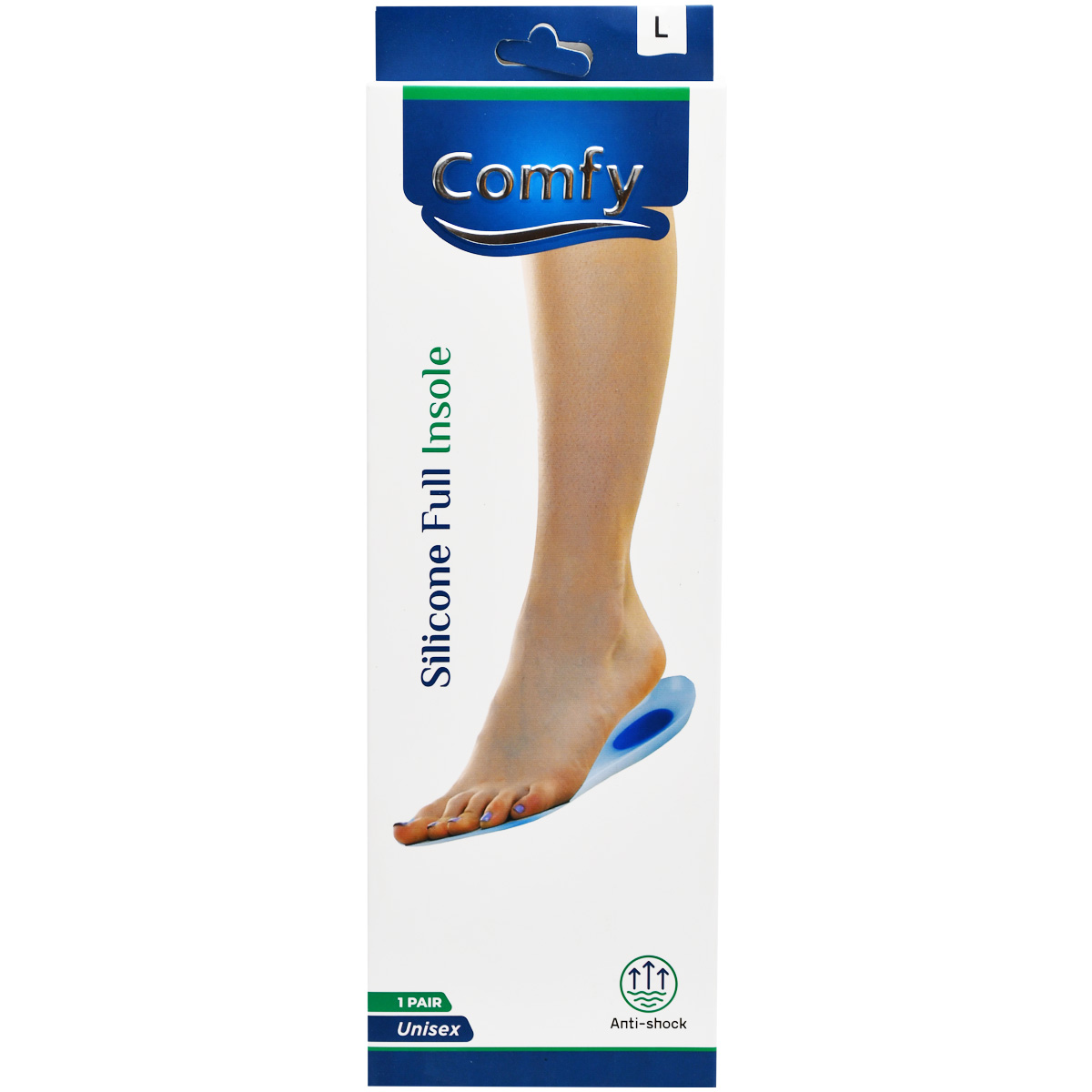 Comfy Silicone Full Insole Large