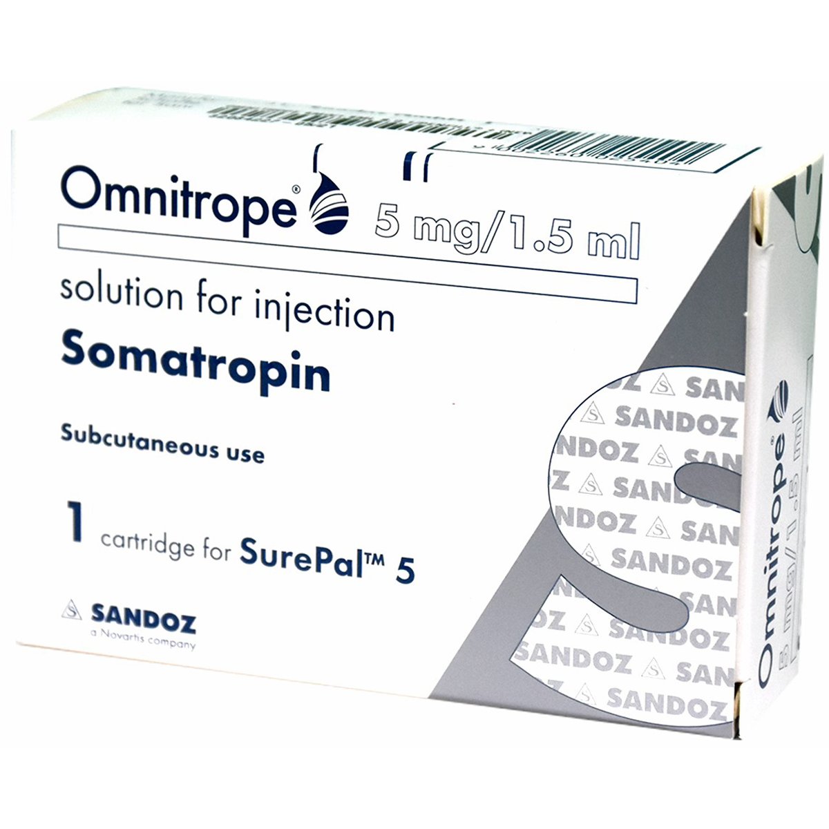 Omnitrope 5Mg/1.5ml Subcutanous 1Penfill (Refrigerated)