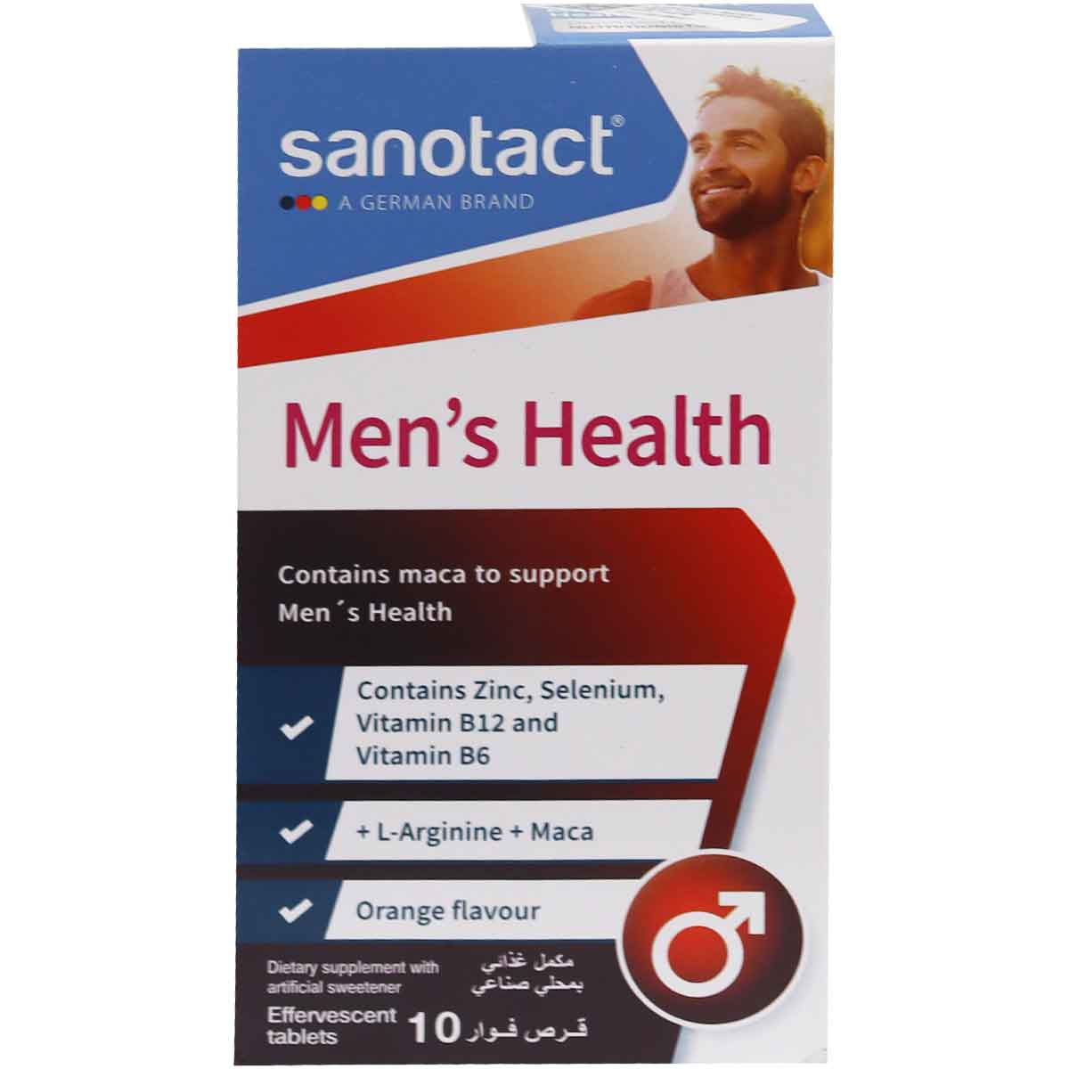 Sanotact Mens Health 10 Effervescent Tablets