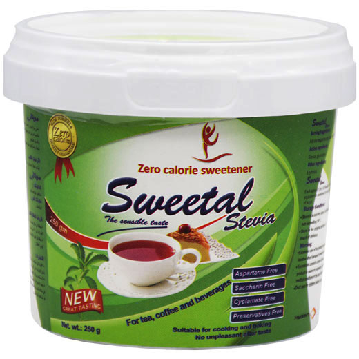 Sweetal Stevia Zero Calorie Sweetener 250gm