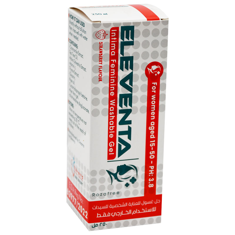 Eleventa Intimate Feminine Wash Gel Strawberry 250ml