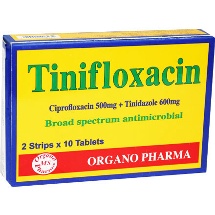 Tinifloxacin (500mg + 600mg) 20 Tablet