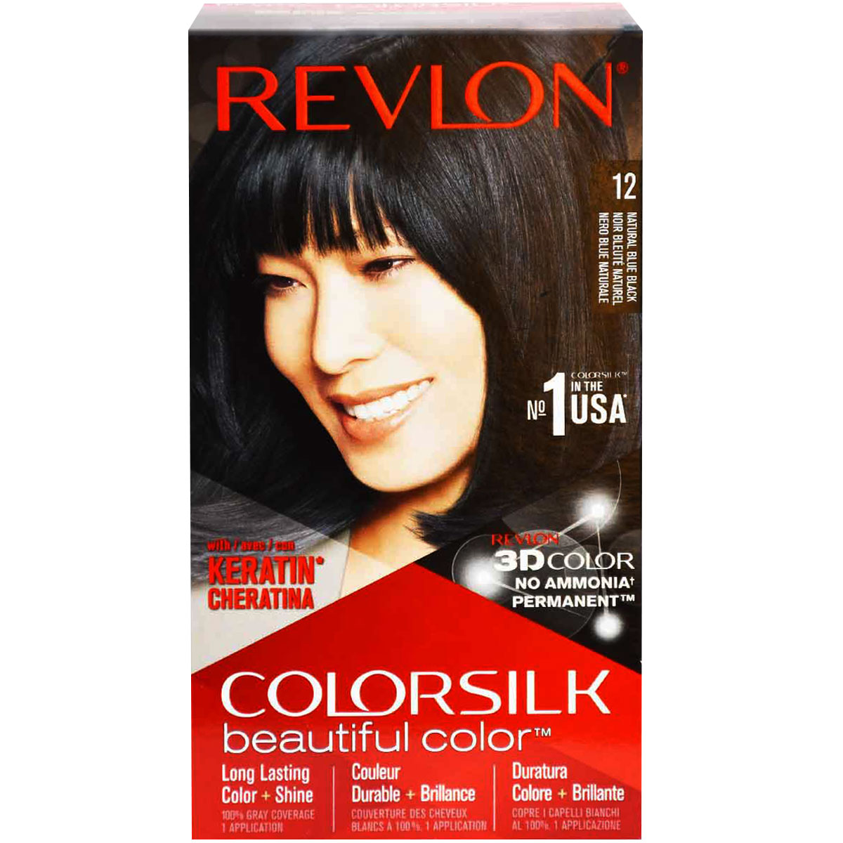 Revlon Colorsilk Natural Blue Black/12