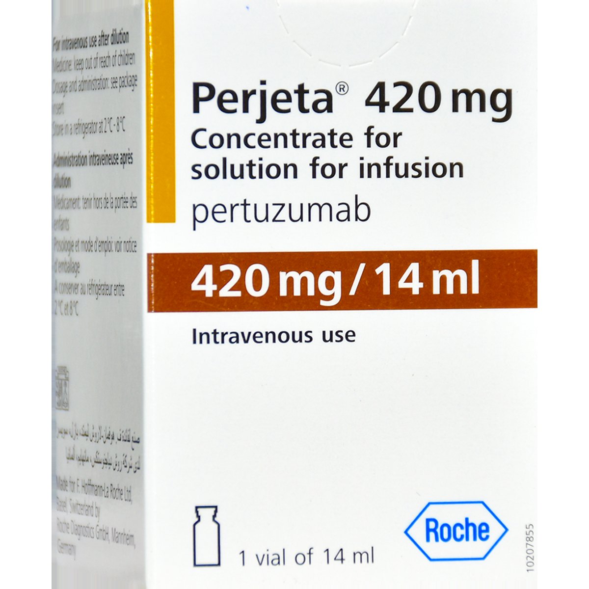 Perjeta 420/14ml (IV Infusion) 1 Vial (Refrigerated) image number 0
