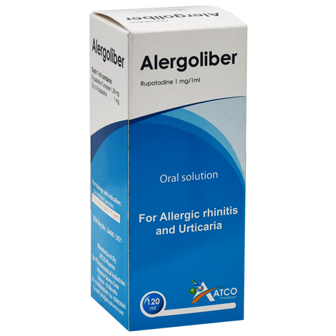 Alergoliber 1mg/1ml Syrup 120ml