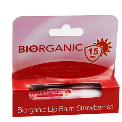 Biorganic Strawberry Lip Balm 7ml