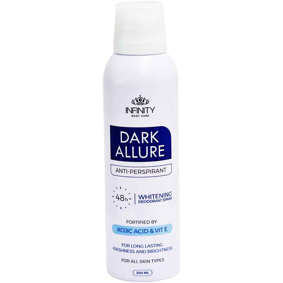 Infinity Dark Allure Whitening Deodorant Spray For Women 200ml