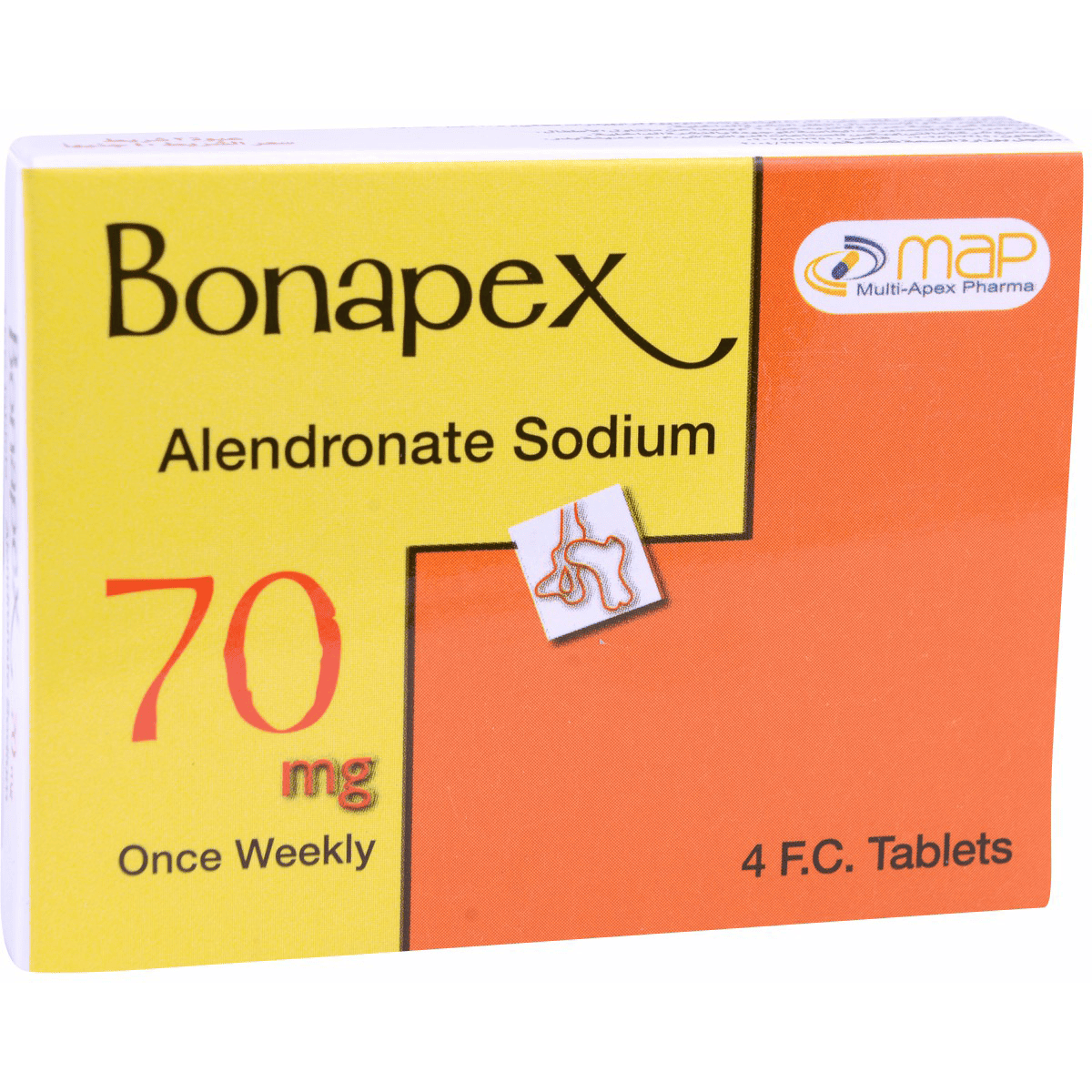 Bonapex 70mg 4 Tablets