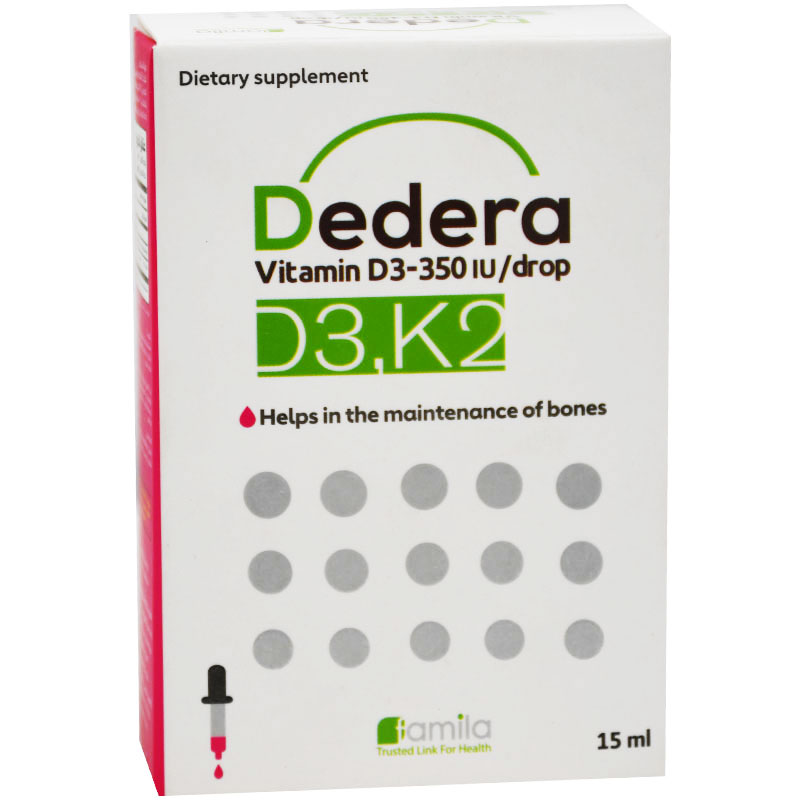 Dedera Vitamin (D3+K2) Oral Drop 15ml